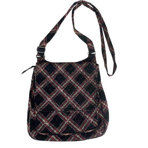 Vera Bradley Minsk Plaid Crossbody Bag Quilted Adjustable Strap Bag Purse 11x12‎ - Picture 1 of 15